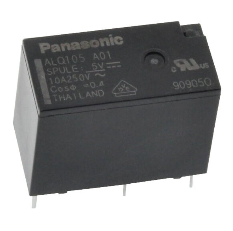 ALQ105 5VDC 10A SPDT (1 Form C) Röle