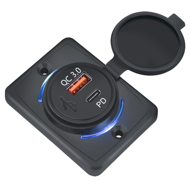 PANO TİP USB3.0 + TYPE-C SOKET KULAKLI