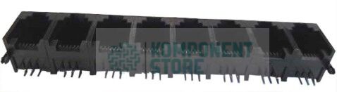 KLS12-127-6P6C-1X8-W/O-B