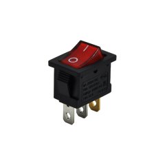 YÜKSELTİCİ ANAHTARI IŞIKLI 220V KIRMIZI
