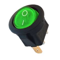 YUVARLAK IŞIKLI ANAHTAR YEŞİL 3P 220V