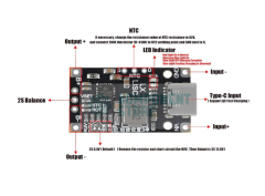 2S 3S Type-C Lityum Pil Şarj Modülü 15W 8.4V 12.6V 1.5A