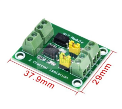 PC817 2 Kanal Optokuplör İzolasyon Modülü
