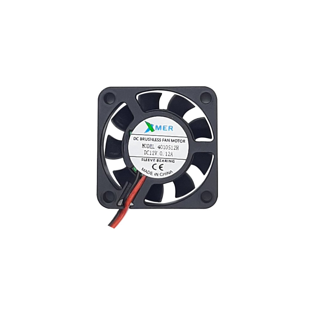 40X40X10mm 12V 0.12A 2 Kablolu+Soketli FAN