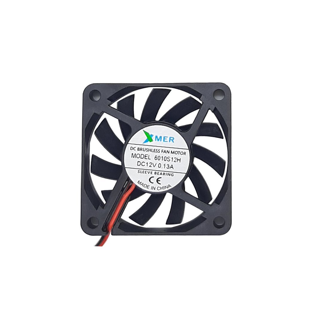 60X60X10mm 12V 0.15A 2 Kablolu+Soketli