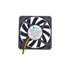 60X60X10mm 24V 0.25A 3 Kablolu+Soketli