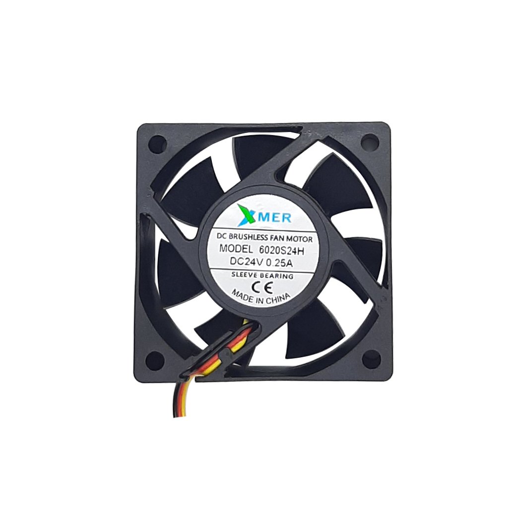 60X60X20mm 24V 0.13A 3 Kablolu+Soketli