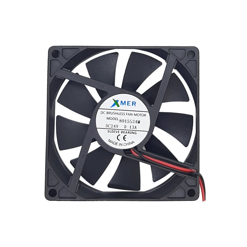80X80X15mm 24V 0.13A 2 Kablolu+Soketli