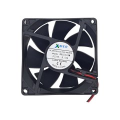 80X80X25mm 24V 0.25A 2 Kablolu+Soketli