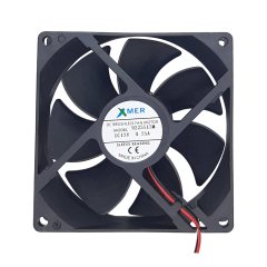 92X92X25mm 12V 0.15A 2 Kablolu+Soketli
