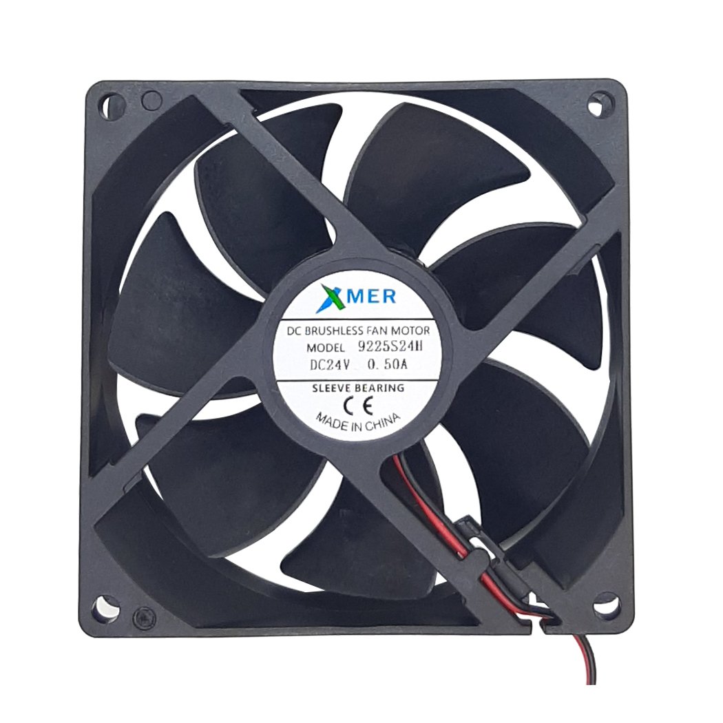 92X92X25mm 24V 0.25A 2 Kablolu+Soketli