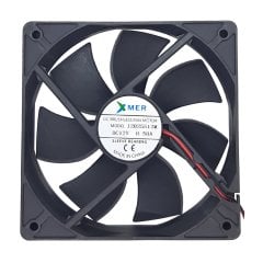 120X120X25mm 12V 0.40A 2 Kablolu+Soketli