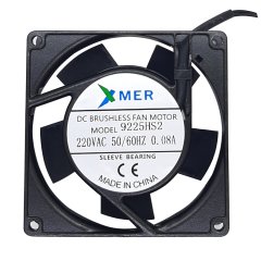 92X92X25mm 220V 0.08A 2Kablolu+Soketli