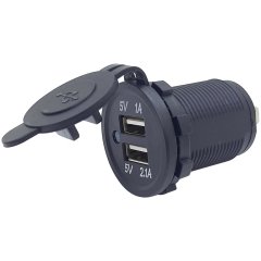PANO TİP 2'Lİ USB MAVİ LEDLİ