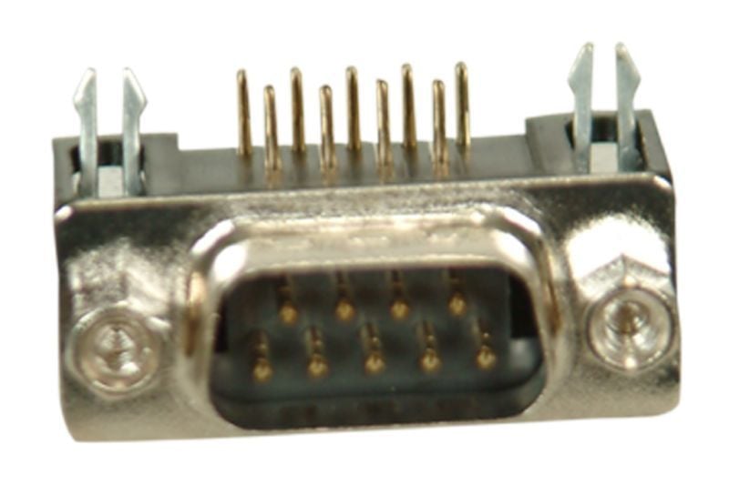 9 Pin Erkek 90C D-Sub Konnektör
