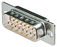 15 Pin Lehim Ayak Erkek D-Sub Konnektör