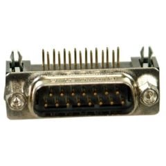 15 Pin 90 Derece Erkek D-Sub Konnektör