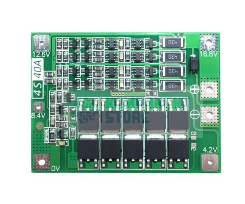4S 40A LiPo & Lion 18650 Batarya Koruyucu Balanslı Devre