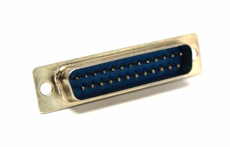 25 Pin Lehim Ayak Erkek D-Sub Konnektör