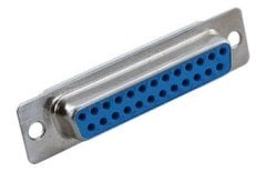 25 Pin Lehim Ayak Dişi D-Sub Konnektör