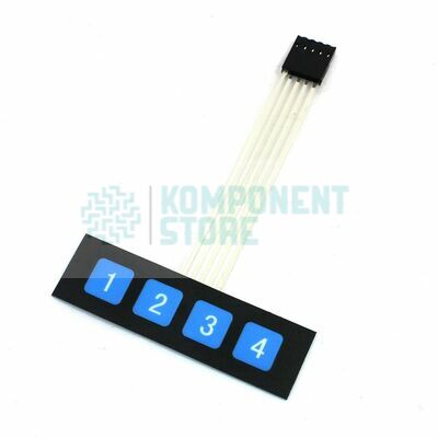 1x4 Membran Tuş Takımı - Keypad