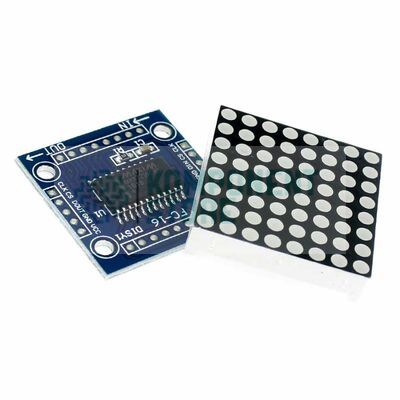 8x8 Dot Matrix Kartı - Peşpeşe Takılabilir, MAX7219
