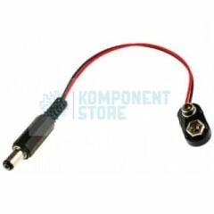 9V-DC Barrel Dönüştürücü Kablo - 9V to DC Barrel Adapter