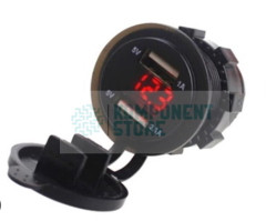Pano Tip Voltmetreli 2'li Usb 3.0 + Type-C