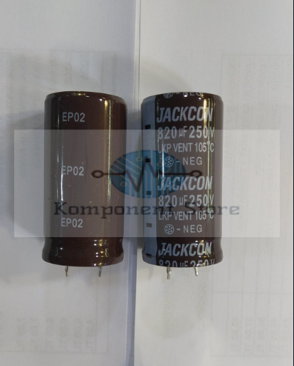 820uF 250V 25*50 105C DÖKME SNAP