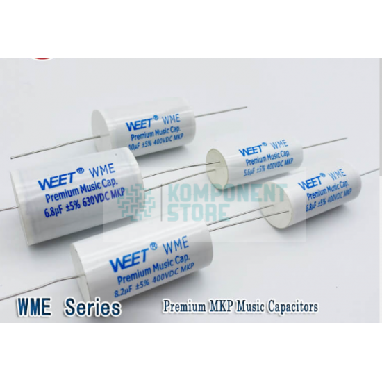 6.8uF 400V OD*L:22*45mm ±5% Axial RoHS Bulk
