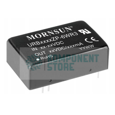 URB4824ZP-6WR3 DC/DC CONV 6W 48VDC 24VDC 250mA