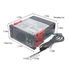 STC-1000 AC 110-220V 10A LCD Ekranlı NTC Sensörlü Sıcaklık Kontrol Modülü