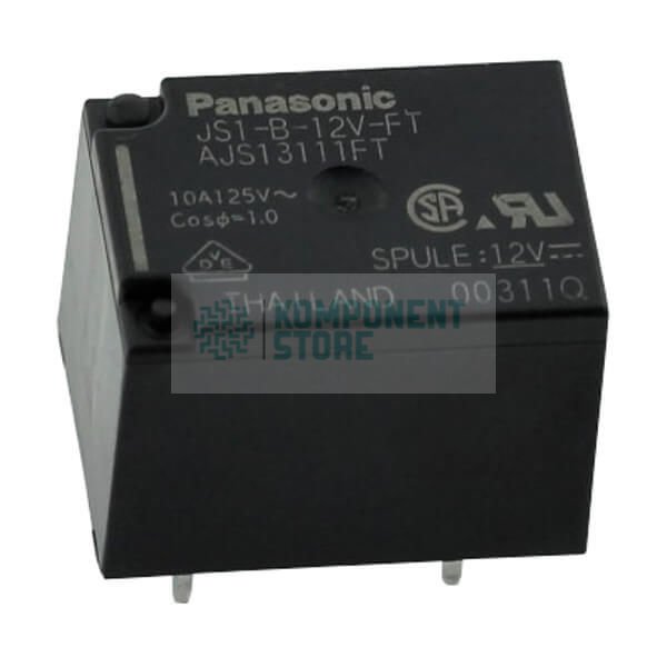 JS1-B-12V-FT 10A 12VDC ULTRA MINI PCB TYPE