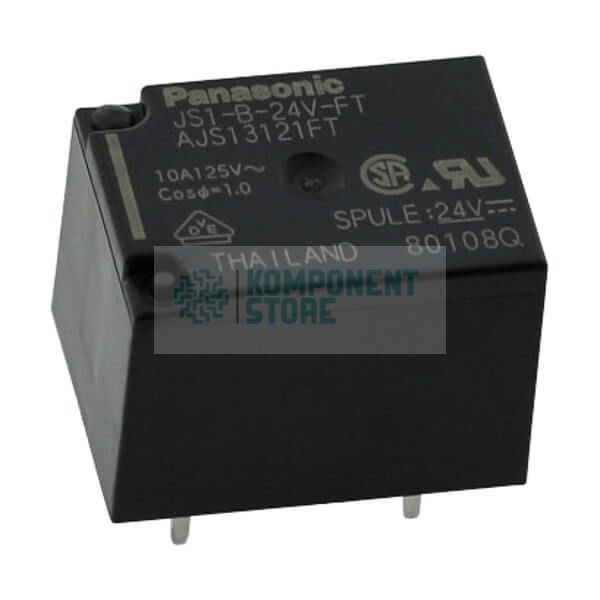 JS1-B-24V-FT 10A 24VDC ULTRA MINI PCB TYPE