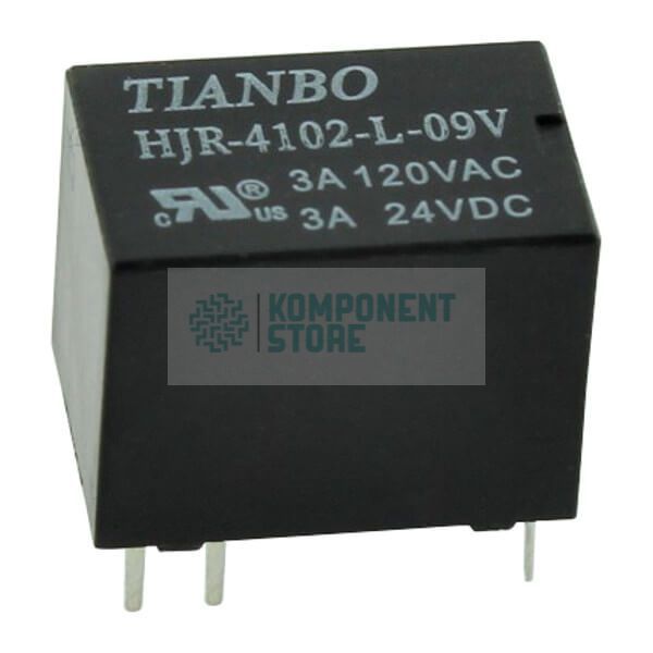 HJR-4102-L-9VDC-S-Z RELAY 3A 9VDC 1FormC