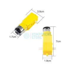 6V 250 RPM Redüktörlü Sarı Motor