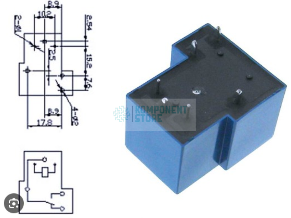 SLA-12VDC-SL-C 12V 30A 6 PİN T TİP ROLE