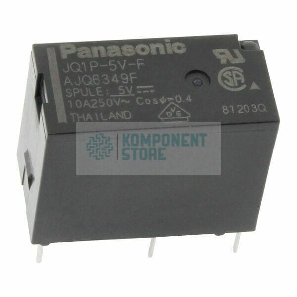 JQ1P-5V-F RELAY POWER 10A 5VDC 1FormC