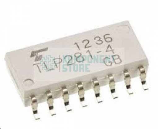 TLP281, TLP281-4GB SO-16 Transistor Output Optokuplor