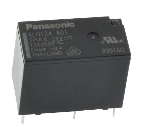 ALQ124A01 RELAY POWER 10A 24VDC 1FormC PANASONIC Röle --- ( 100 Adet )