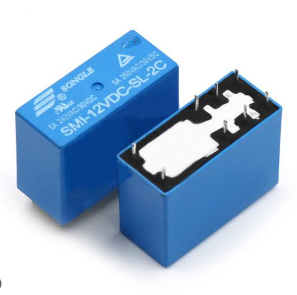 12V 5A ÇİFT KONTAK,Finder Tipi (SMI-12VDC-SL-2C) Röle