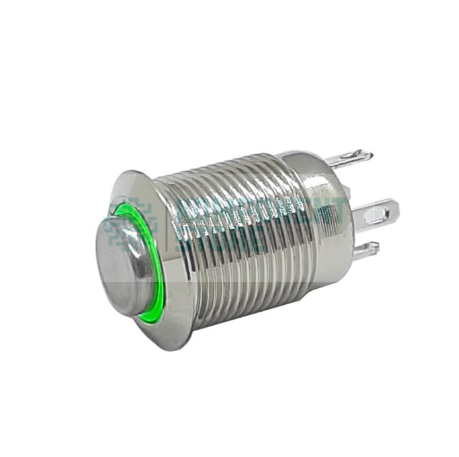 12MM METAL LEDLİ BUTON (MAVİ)